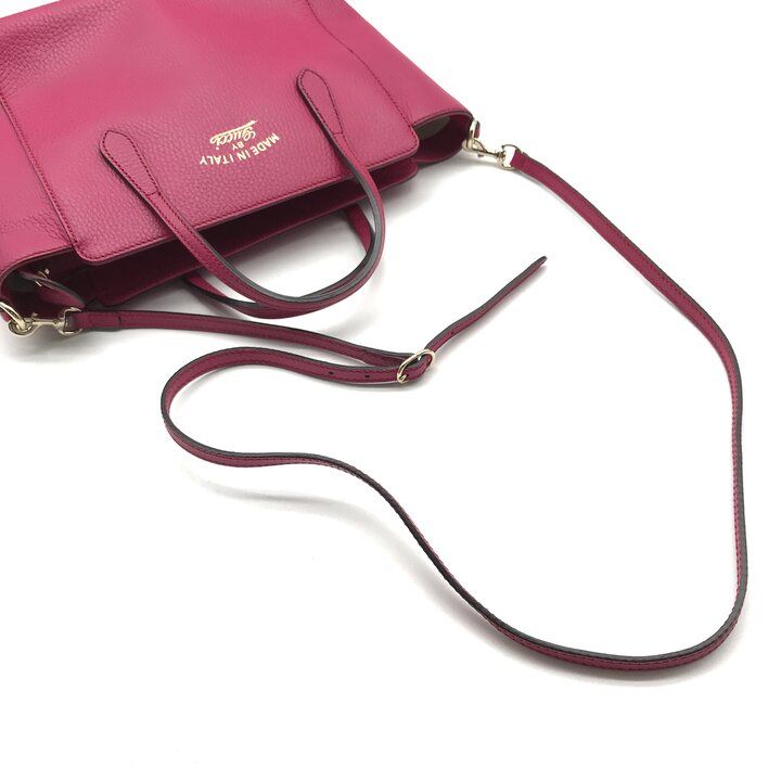 Gucci Leather 2-Way Bag Crossbody Pink — view 7