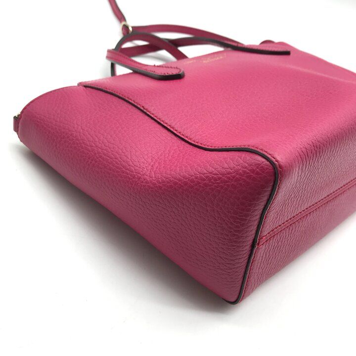 Gucci Leather 2-Way Bag Crossbody Pink — view 5