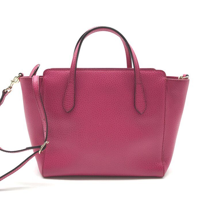 Gucci Leather 2-Way Bag Crossbody Pink — view 3