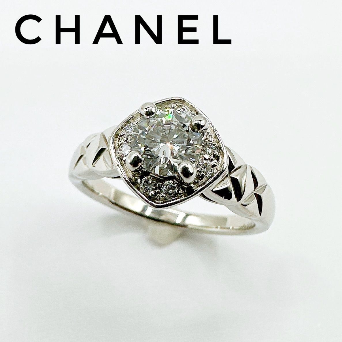 Chanel Coco Crush Diamond Platinum Gia With Ring