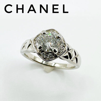 Chanel Coco Crush Diamond Platinum Gia With Ring