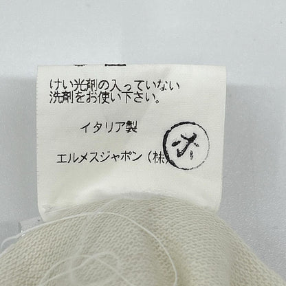 Hermes Ivory Cotton Logo Polo — view 5