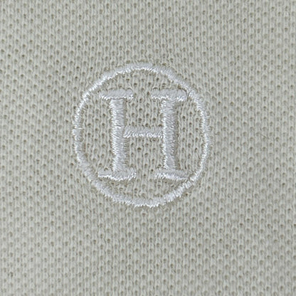 Hermes Ivory Cotton Logo Polo — view 7