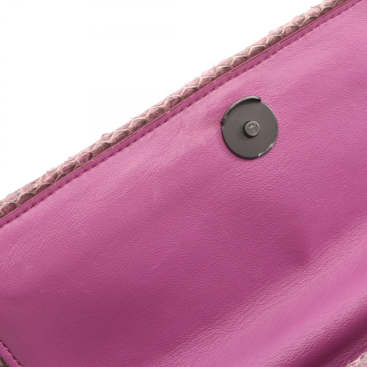 Bottega Veneta Shoulder Bag Purple Fabric Leather — view 6