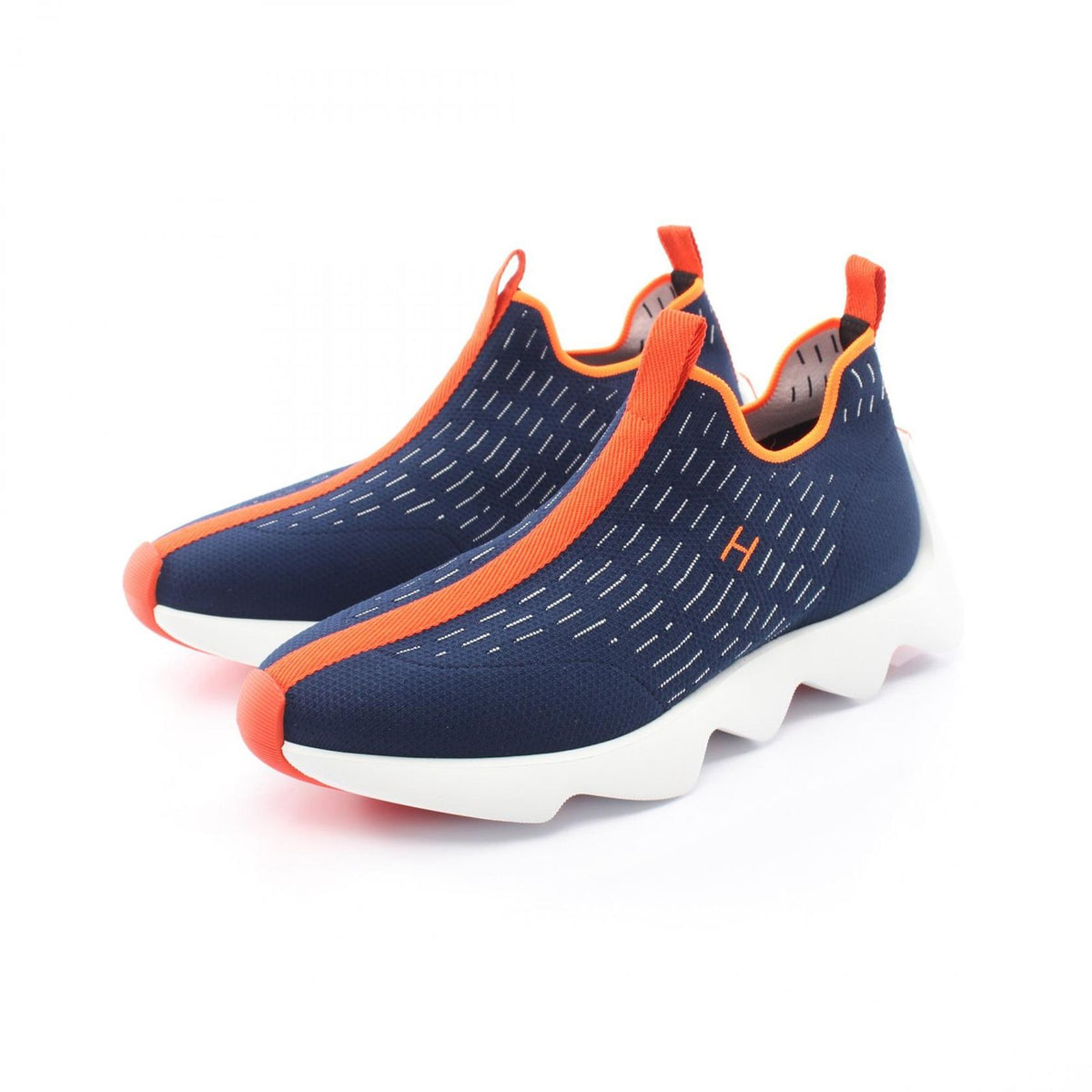 Hermes Slip on Eclair Fabric Sneakers