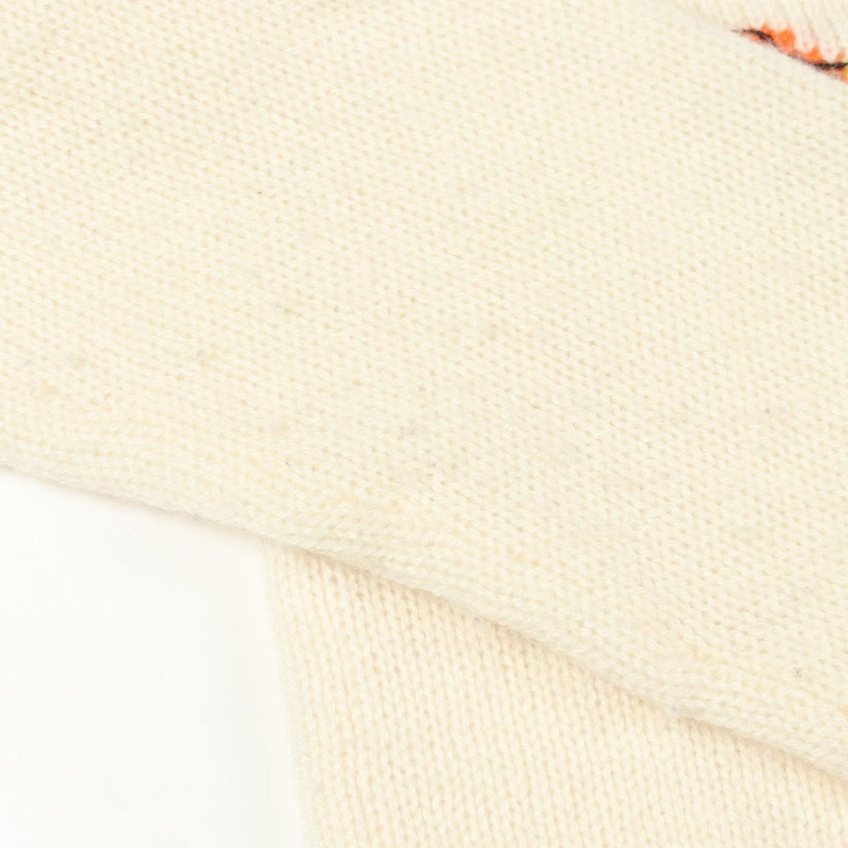 Dior Knit Indian Tiger White Cashmere Sweater — view 6