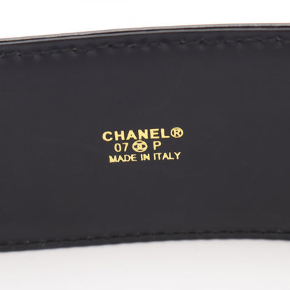Chanel Belt CC Logo Patent Leather — view 4