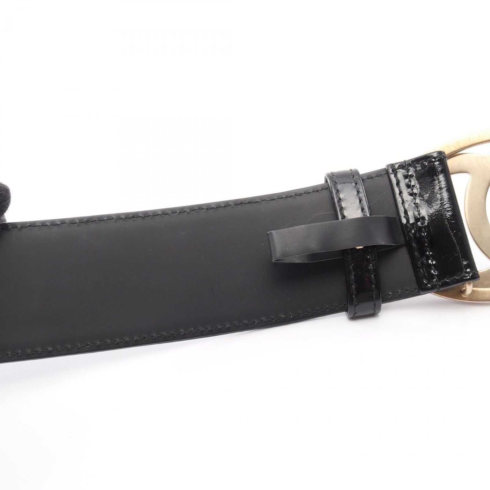 Chanel Belt CC Logo Patent Leather — view 6