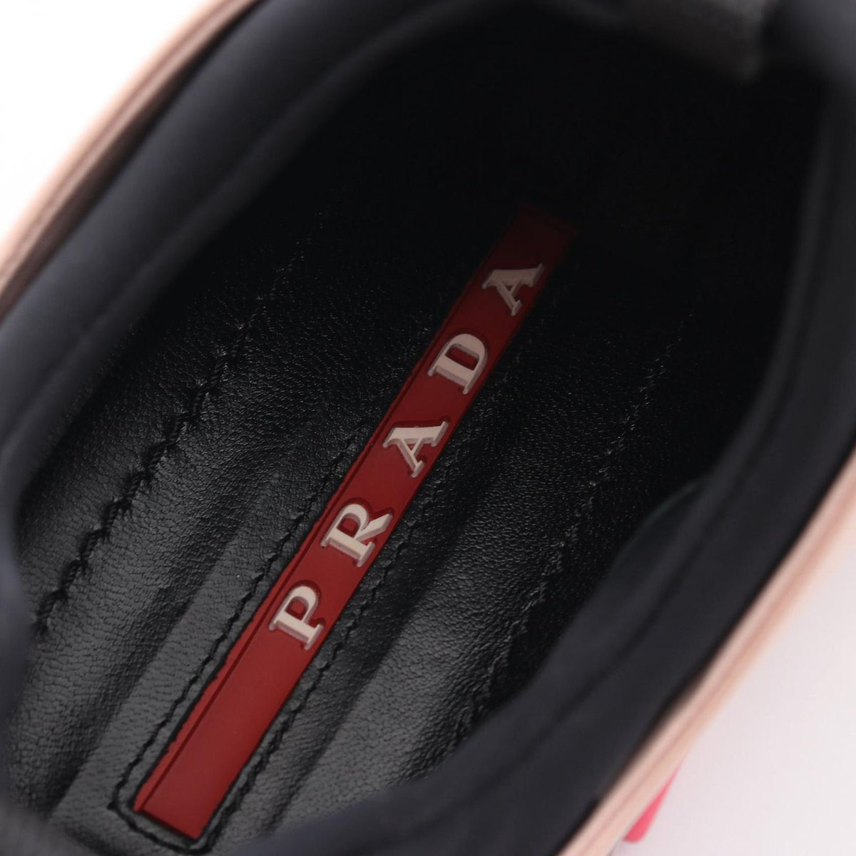 Prada Sneakers Platform Pink Leather — view 5
