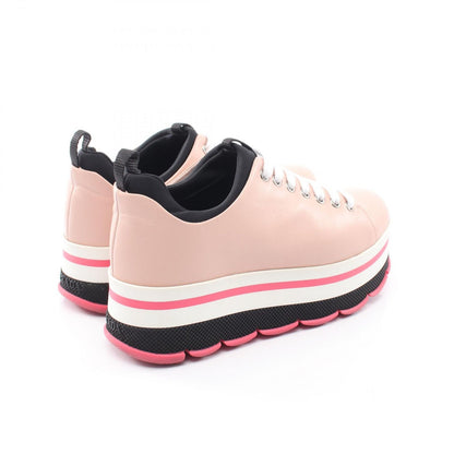 Prada Sneakers Platform Pink Leather — view 2