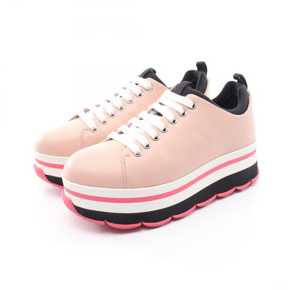 Prada Sneakers Platform Pink Leather