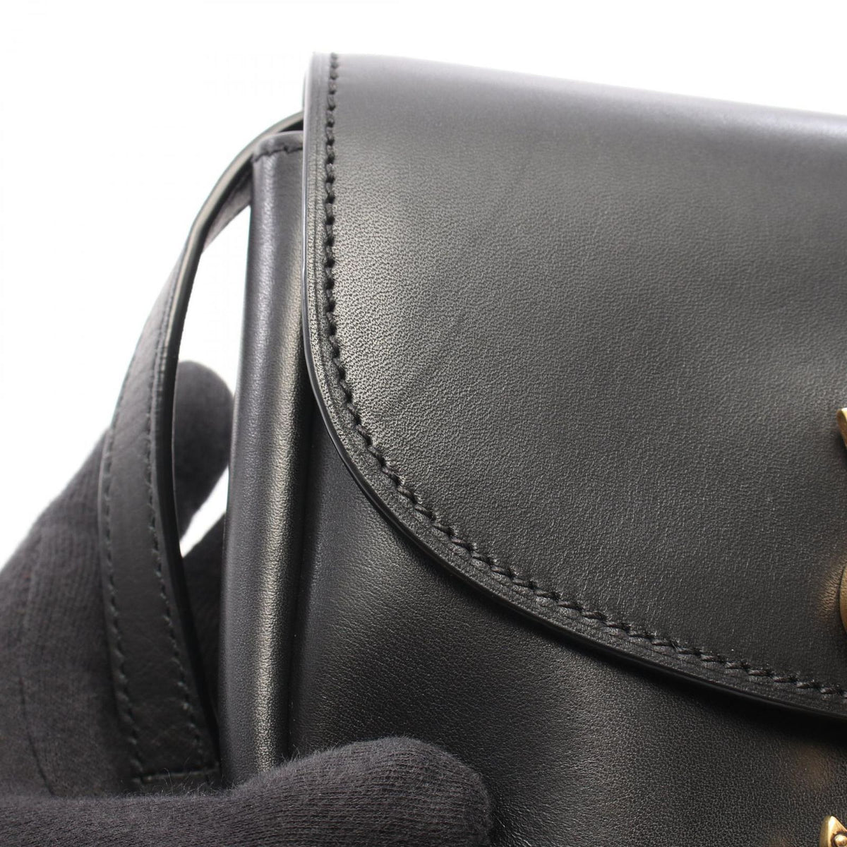 Saint Laurent Shoulder Bag Kaia Small Black Leather — view 5