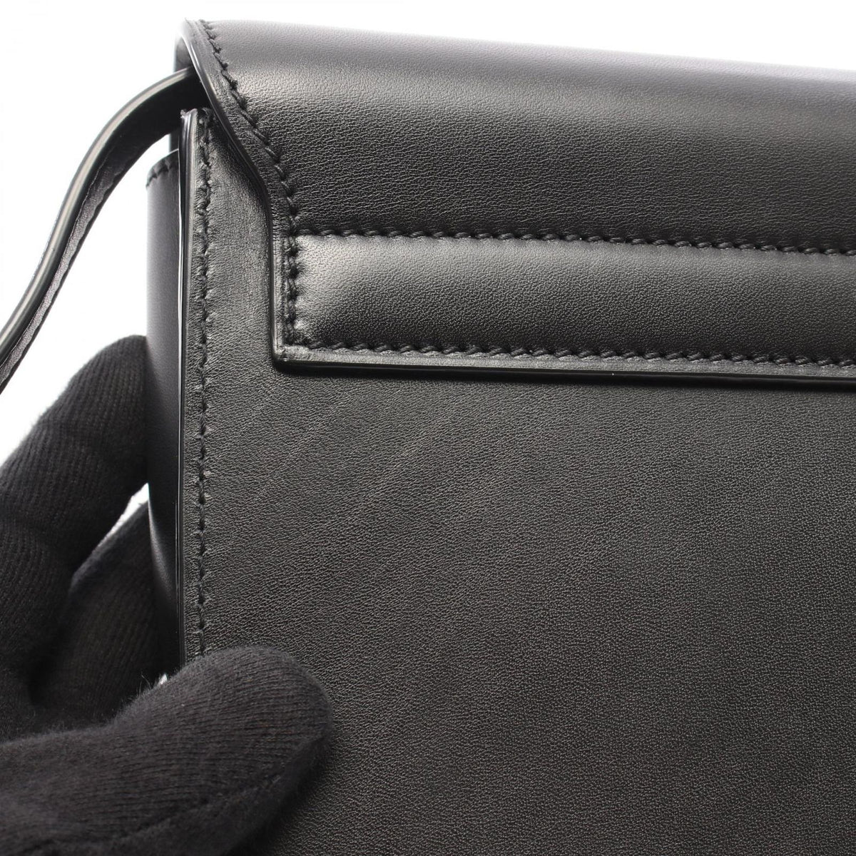 Saint Laurent Shoulder Bag Kaia Small Black Leather — view 7
