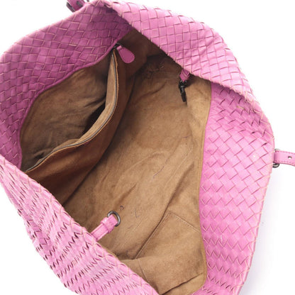Bottega Veneta Tote Bag Intrecciato Purple Leather — view 3