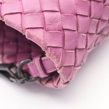 Bottega Veneta Tote Bag Intrecciato Purple Leather — view 6