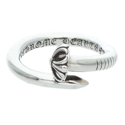 Chrome Hearts Nail Crsball Silver Ring