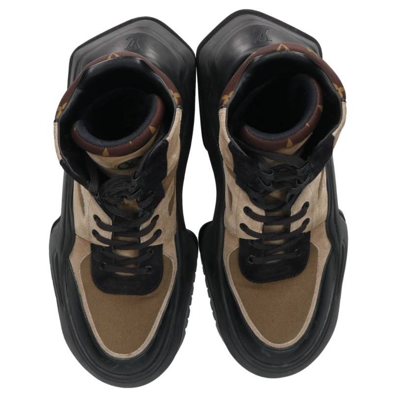 Louis Vuitton Archlight 2.0 Monogram Suede Switchable Lace Up Boots 8.5 — view 4