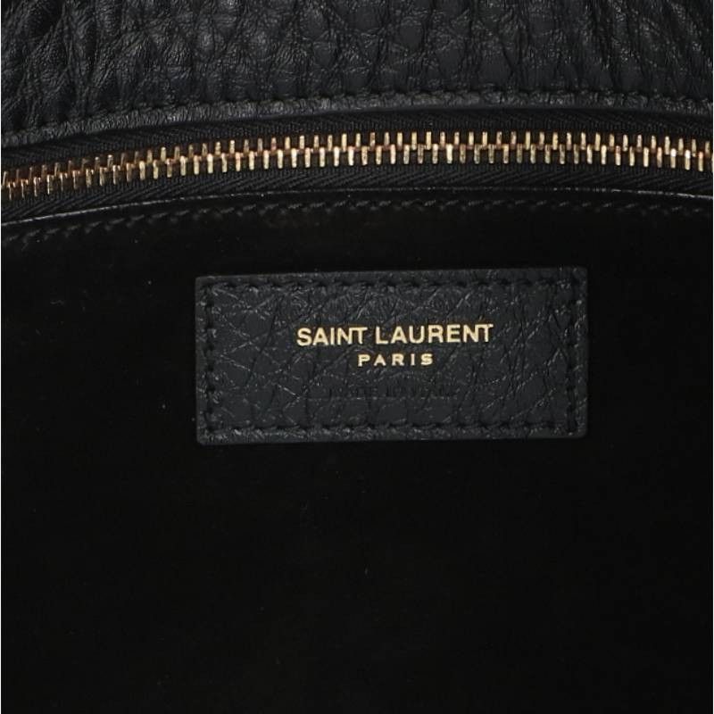 Saint Laurent Paris le 5 7 Bea le Cassette Bear YSL Soft Deerskin Tote Bag — view 5