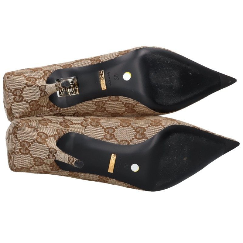 Gucci BB All Over Print Heels Pumps — view 3