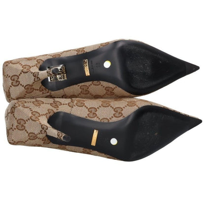 Gucci BB All Over Print Heels Pumps — view 3