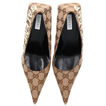 Gucci BB All Over Print Heels Pumps — view 4