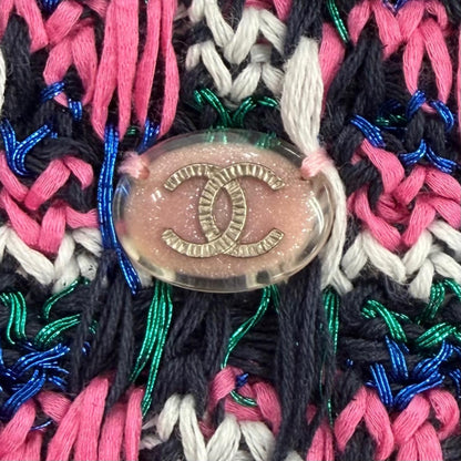 Chanel 17S CC Logo All Pattern Zip Skirt — view 6