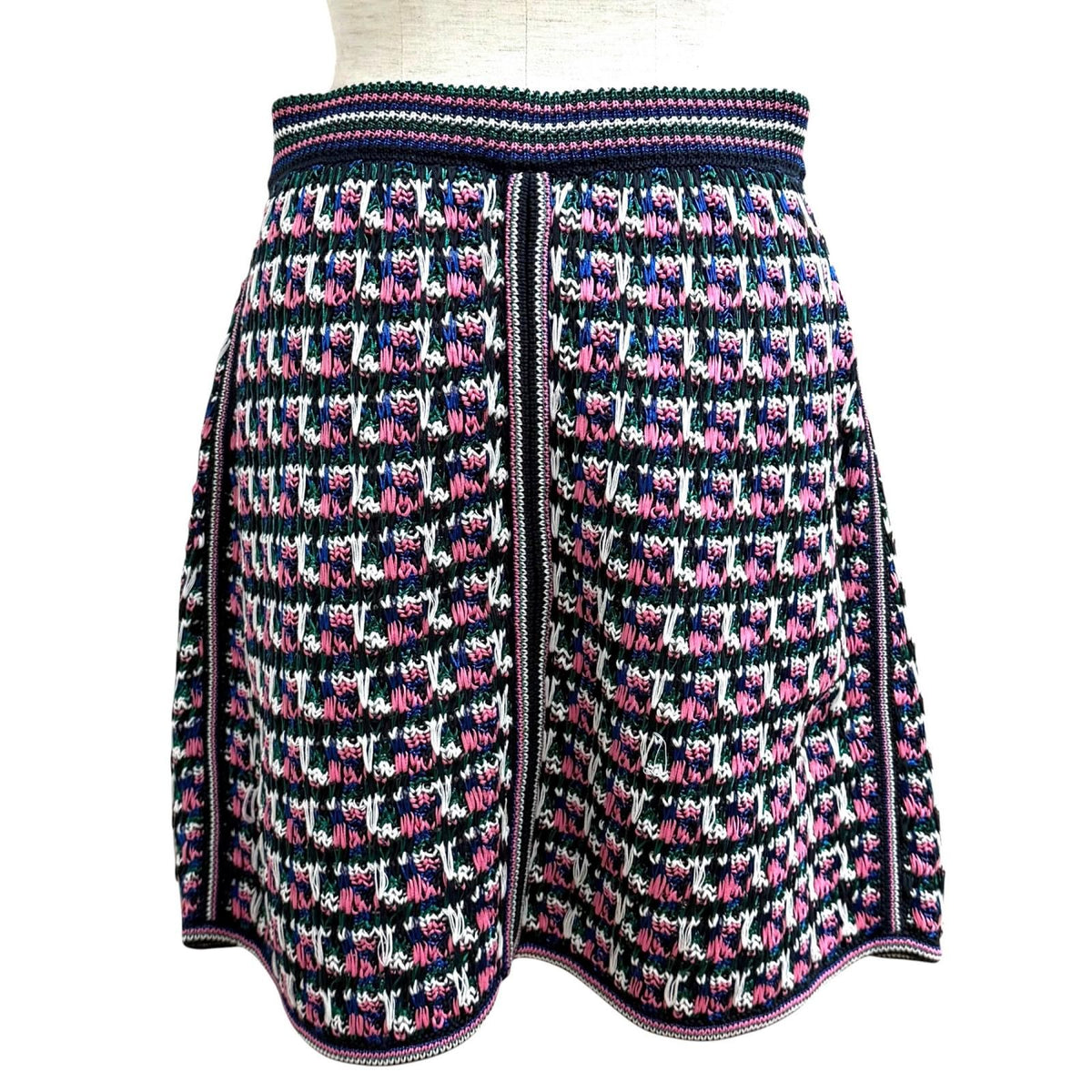 Chanel 17S CC Logo All Pattern Zip Skirt — view 4