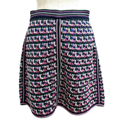 Chanel 17S CC Logo All Pattern Zip Skirt — view 4