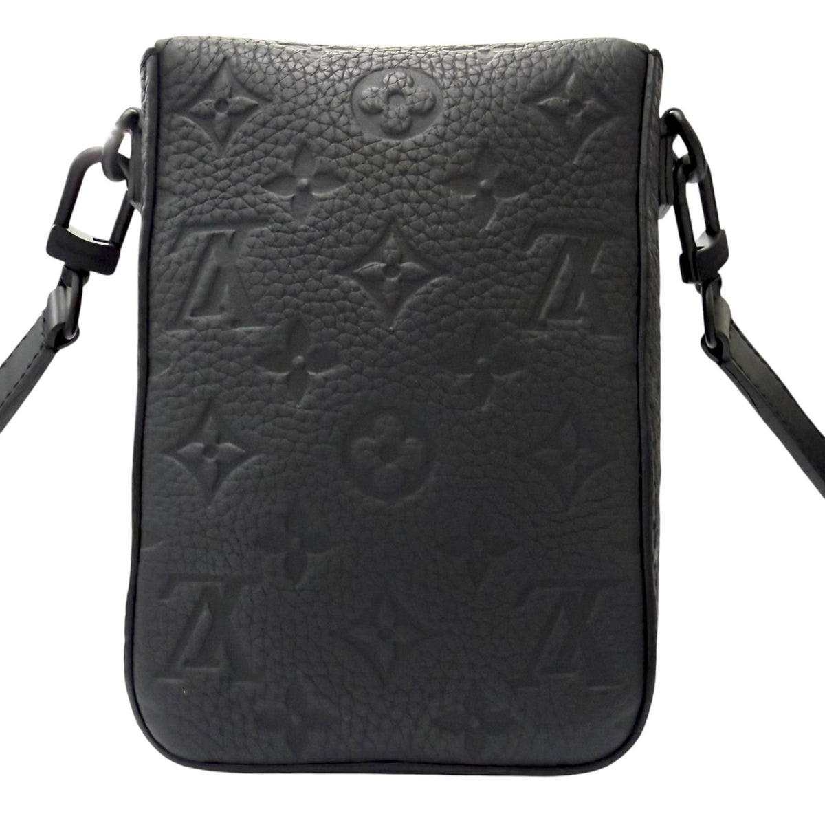 Louis Vuitton S Lock Vertical Wearable Wallet Leather Taurillon Monogram Black — view 4