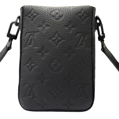 Louis Vuitton S Lock Vertical Wearable Wallet Leather Taurillon Monogram Black — view 4