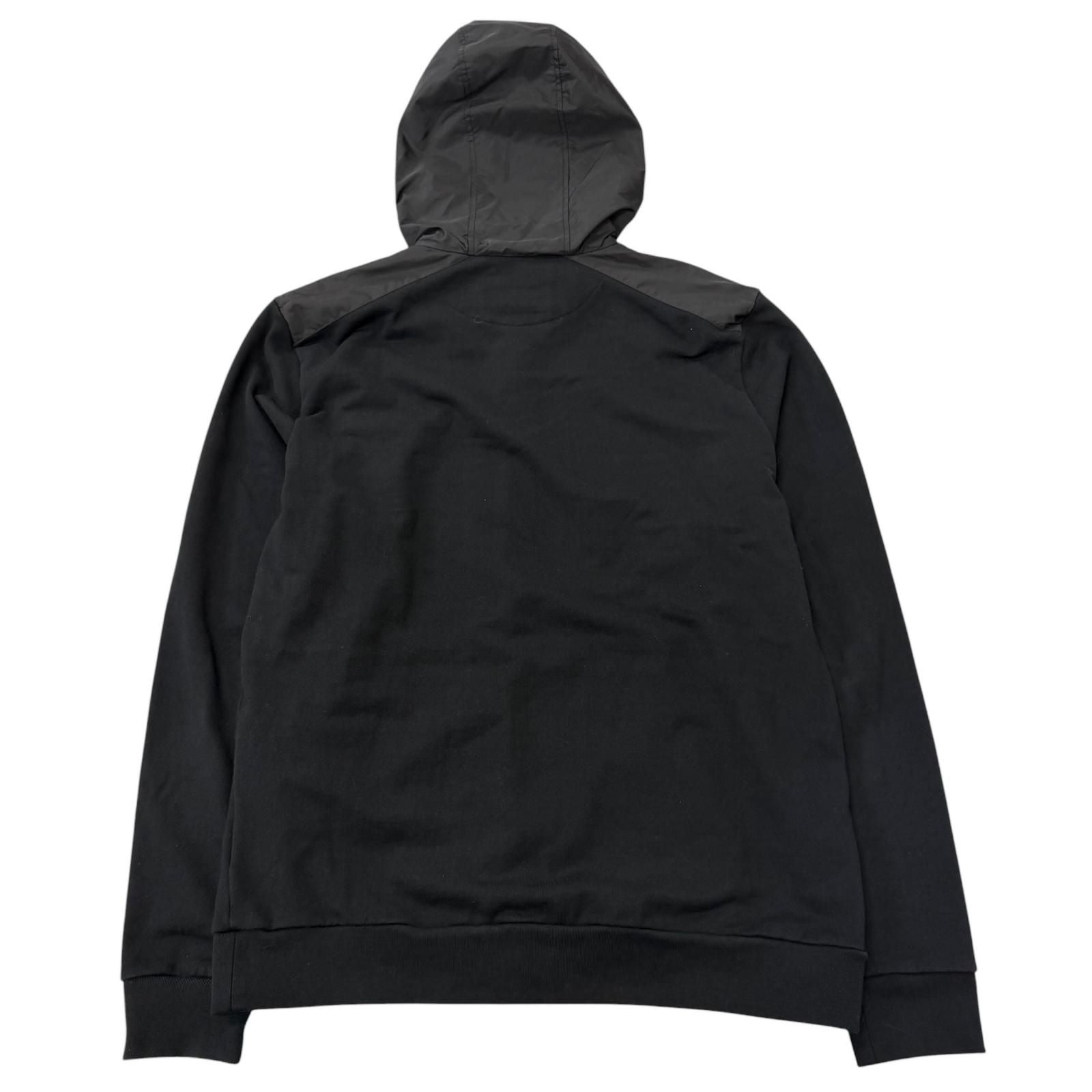 Prada Re-Nylon Triangle Logo Hoodie Sweatpants Set Black XL — view 3