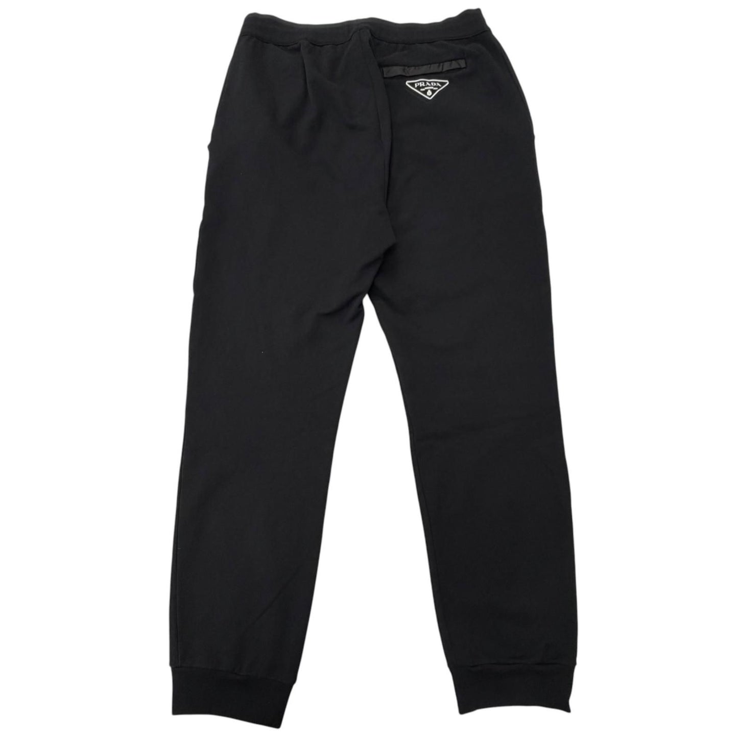 Prada Re-Nylon Triangle Logo Hoodie Sweatpants Set Black XL — view 5