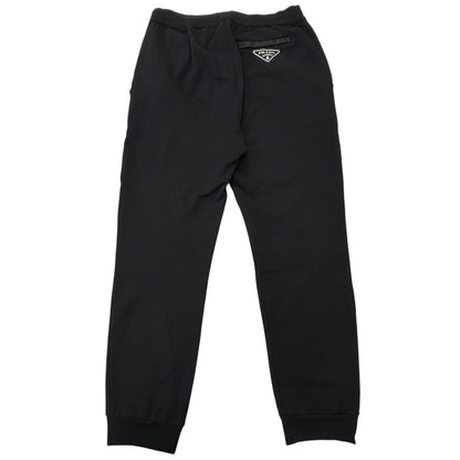 Prada Re-Nylon Triangle Logo Hoodie Sweatpants Set Black XL — view 5