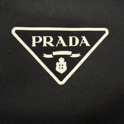 Prada Re-Nylon Triangle Logo Hoodie Sweatpants Set Black XL — view 6