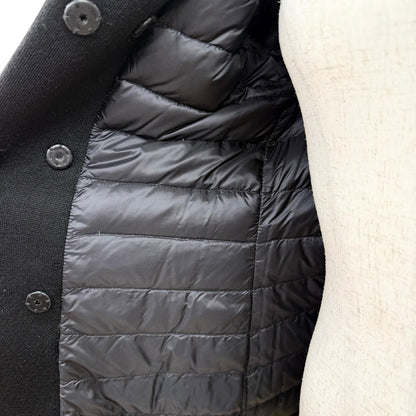 Moncler Premiere Noisette Wool with Collar Mink Shawl Double Breasted Down Coat — view 5
