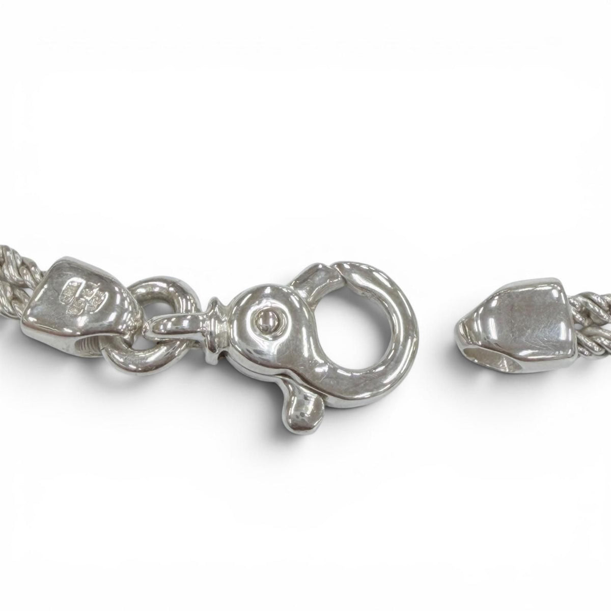 Tiffany & Co Vintage 925 Heart Double Rope Bracelet Silver — view 5