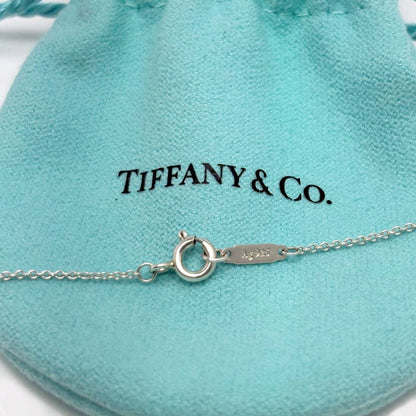 Tiffany & Co 1837 Necklace Sterling Silver TM Circle Pendant T& — view 7