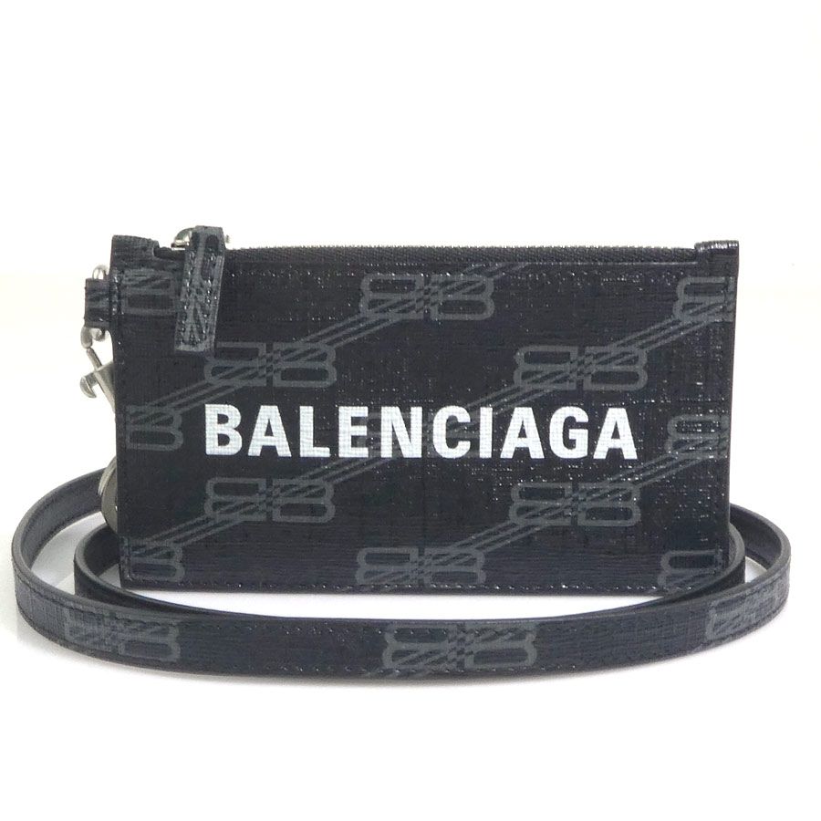 Balenciaga Coin Case Coin Purse Black
