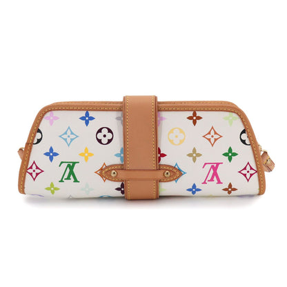 Louis Vuitton Monogram Multicolor Charlie 2-Way Shoulder Clutch Blanc — view 3