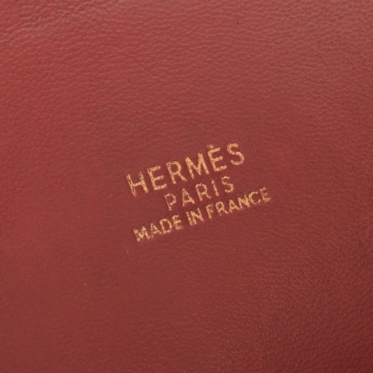Hermes Bolide 35 Tote Shoulder Bag Ardennes Rouge Vif Rougevif Red Gold 2-Way — view 7