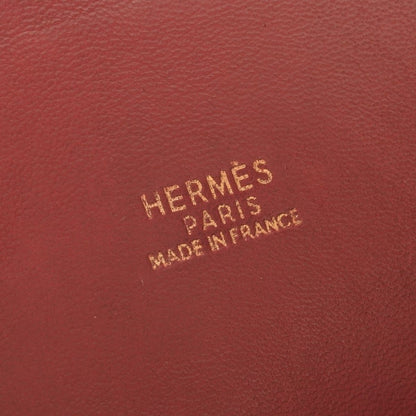 Hermes Bolide 35 Tote Shoulder Bag Ardennes Rouge Vif Rougevif Red Gold 2-Way — view 7