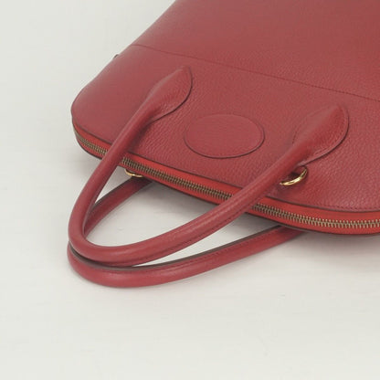 Hermes Bolide 35 Tote Shoulder Bag Ardennes Rouge Vif Rougevif Red Gold 2-Way — view 4