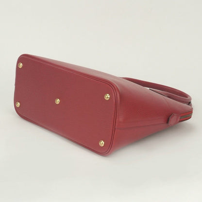 Hermes Bolide 35 Tote Shoulder Bag Ardennes Rouge Vif Rougevif Red Gold 2-Way — view 5