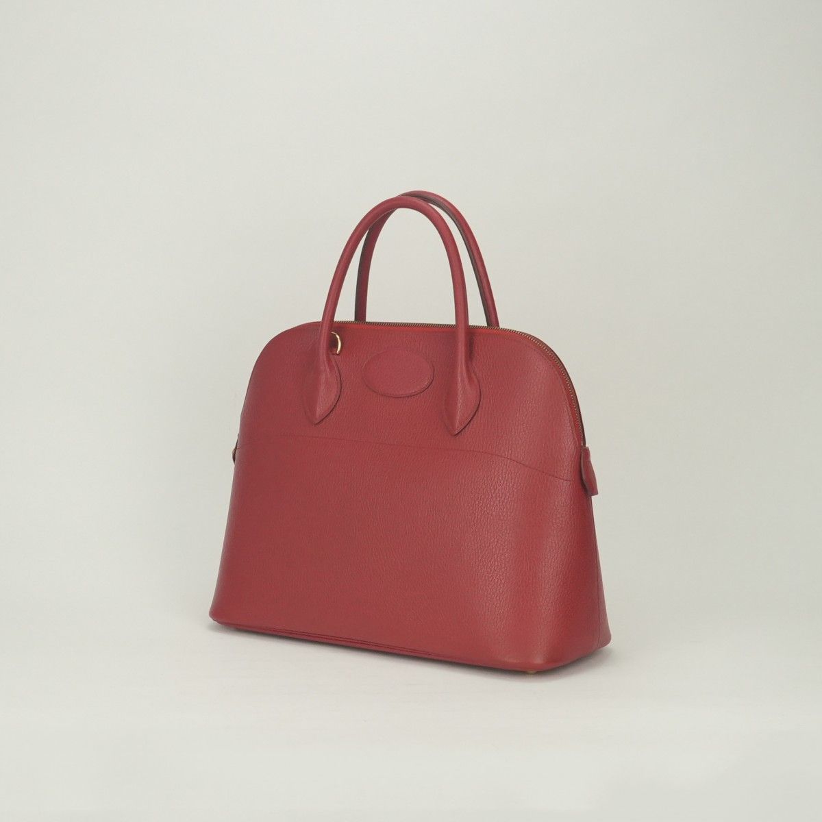 Hermes Bolide 35 Tote Shoulder Bag Ardennes Rouge Vif Rougevif Red Gold 2-Way — view 2
