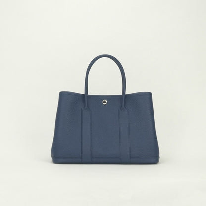 Hermes Garden Party TPM 30 Tote Bag Country Blue Electric Blueelectric