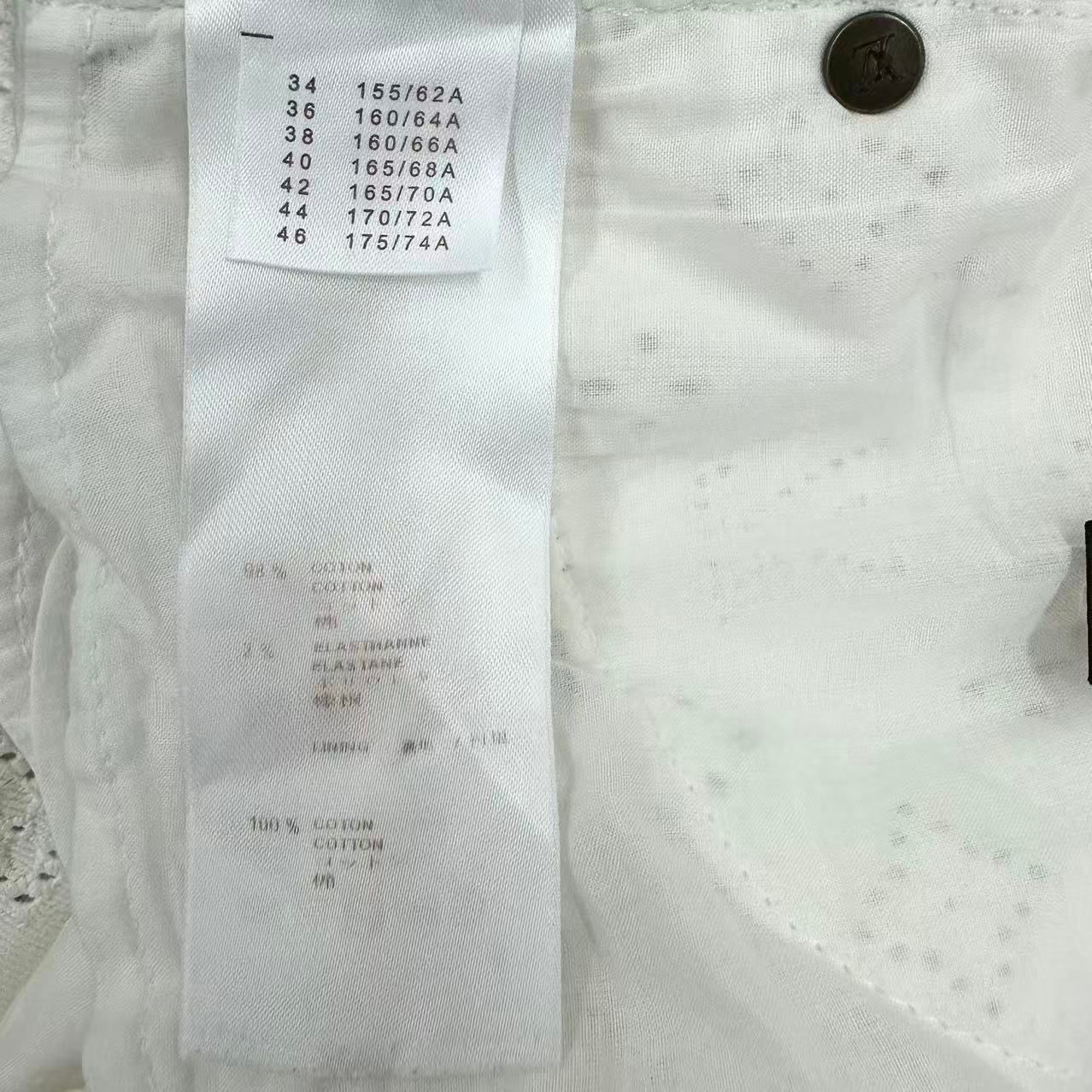 Louis Vuitton Monogram Shorts White 38 — view 6