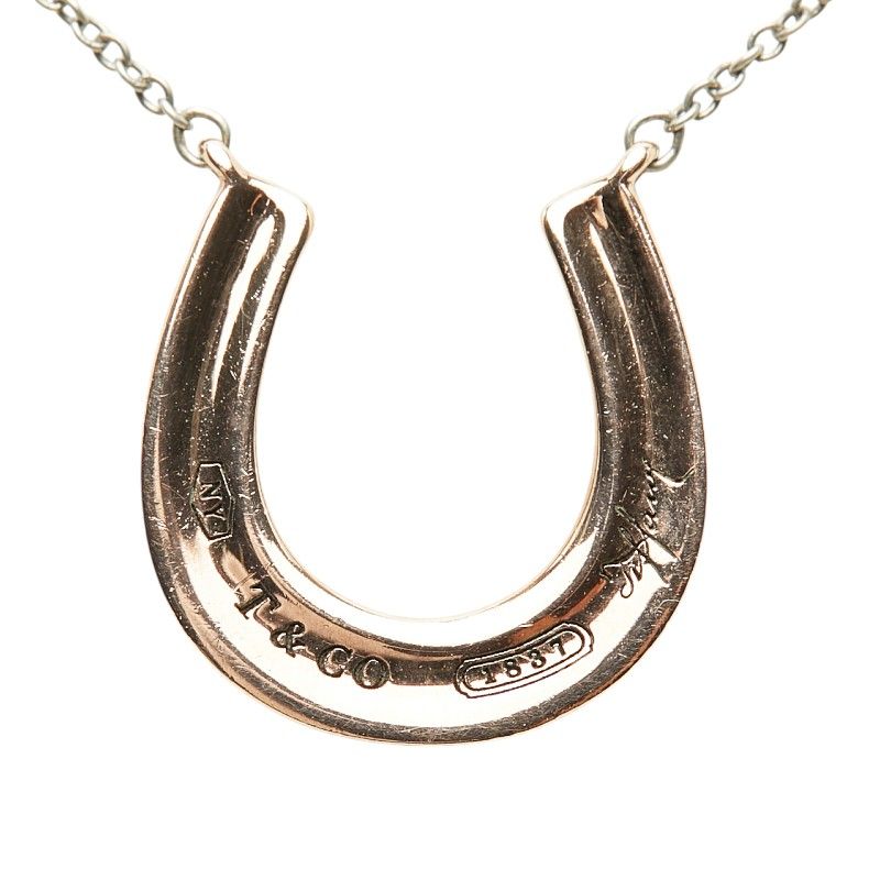 Tiffany & Co 1837 Horseshoe Necklace Silver — view 3