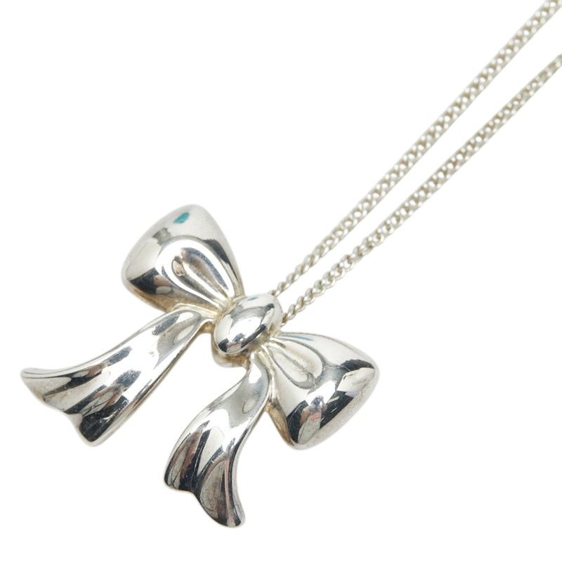 Tiffany & Co Ribbon Pendant Silver