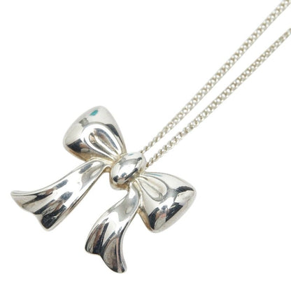 Tiffany & Co Ribbon Pendant Silver