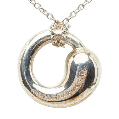 Tiffany & Co Elsa Peretti Eternal Circle Chain Pendant Silver — view 3